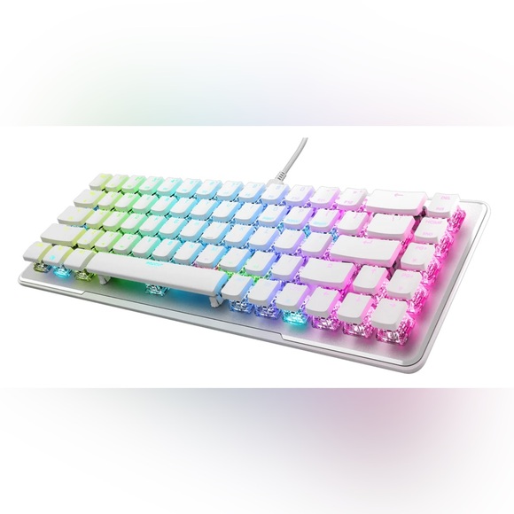 NEW ROCCAT Vulcan II Mini Wired Mechanical Compact RGB Gaming Keyboard - White - Picture 1 of 15